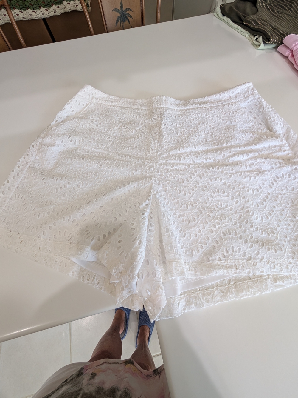 Simply Vera VeraWang White Eyelet Women’s Shorts